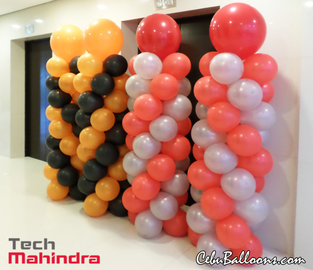 Balloon Pillars for Tech Mahindra VCustomer (Soft Opening)