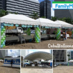 Balloons Pillars at Family Mart Philippines Grand Launching