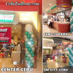 Balloons in all Krispy Kreme Branches in Cebu for 78th Birthday