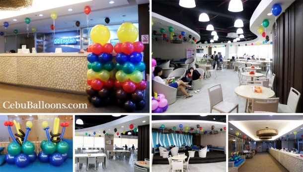 Ceiling Balloons, Pillars & Ground Decors at QQ English