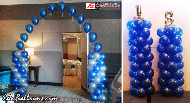 Entrance Arch & Balloon Columns for ASE's 18th Anniversary