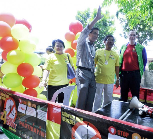 Mayor Rama, Sec Ona and Asec Tayag with Cebu Balloons