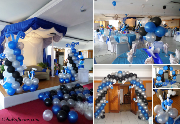 Balloon Decoration Package for a Debut Birthday Party at Crown Regency Guadalupe Grand Ballroom