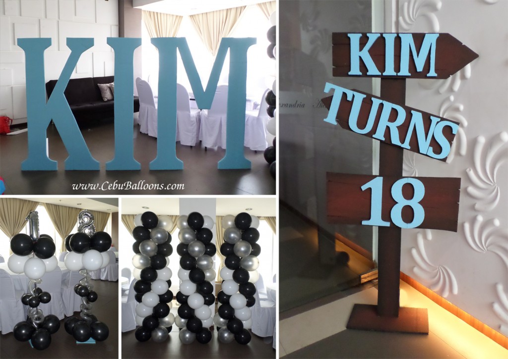 Balloons & Styro Decors for a Debut at Cityscape Hotel | Cebu Balloons