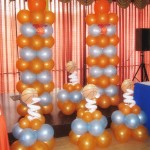 Basketball Balloon Pillars and Stage Decors