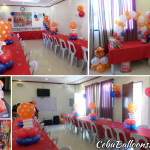 Basketball Theme Birthday Party Package with Balloon Decoration