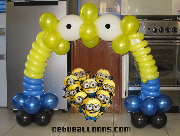 Cake Arch for Minions Theme Birthday Party