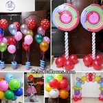 Candyland Theme Balloon Decoration at Danlag, Consolacion