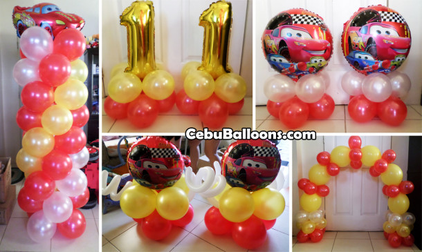 Cars Lightning McQueen Balloon Package at Pusok Lapulapu