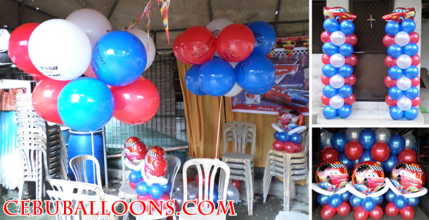 Cars Theme Birthday Party at Bakilid Mandaue during Typhoon Ruby