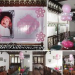 Christening Backdrop & Centerpieces Composite