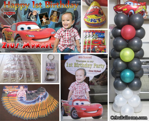 Disney Cars Party Package & Giveaways (Zeus Mykael)