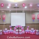 Hello Kitty Balloon Decoration Setup at Dohera Hotel