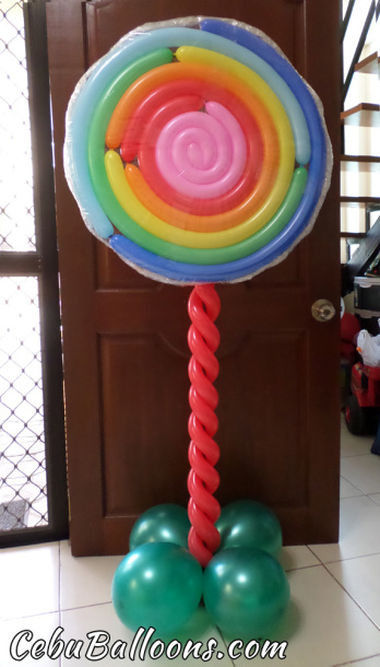 Lollipop Column for Carnival Theme