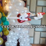 Rock star Balloon Sculpture (White) at Shangri la Mactan