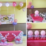 Simple Christening Balloon Decoration (Pink & Purple) at Hannah’s Jackosalem