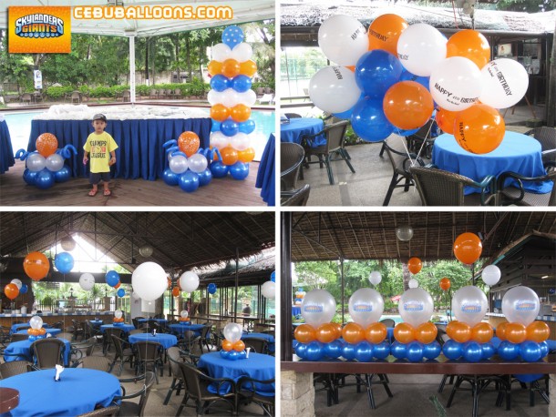 Skylanders Giants Balloon Decoration Theme at Sand Trap Resto Bar