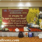 Hollywood Theme Balloon Columns for St Augustine School JS Prom at Waterfront Mactan