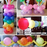 Retro Theme Balloon Decoration