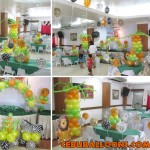 Safari-theme Balloon Decoration (Stage)