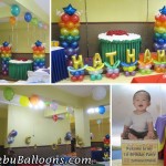 Alphabet Theme Balloon Decoration Package at Hannah’s Party Place