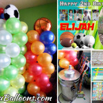 Sporty theme Balloon Decoration, Party Package and Giveaways at DCP Townhomes