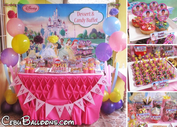 Dessert Buffet (Disney Princess Theme)