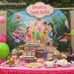 Tinkerbell Theme Dessert & Candy Buffet