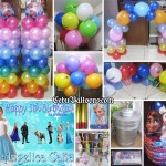 Colorful Disney Frozen Theme Balloon Decoration & Party Package (Angelica)