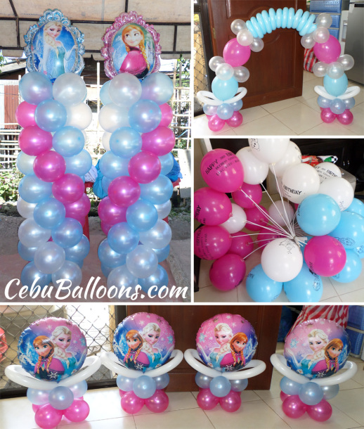 Disney Frozen Balloon Design at L. Jaime St