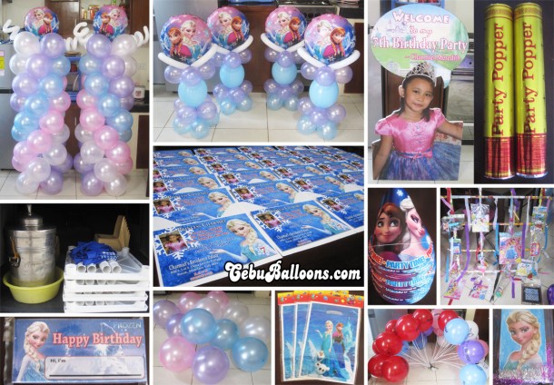 Disney Frozen Party Package and Balloon Decoration at Dona Jacinta Village