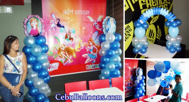 Frozen-theme Budget Balloon Decor A at Mc Donalds Pusok