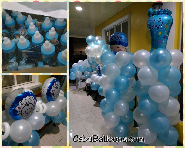 Balloons for a Christening in Lapulapu