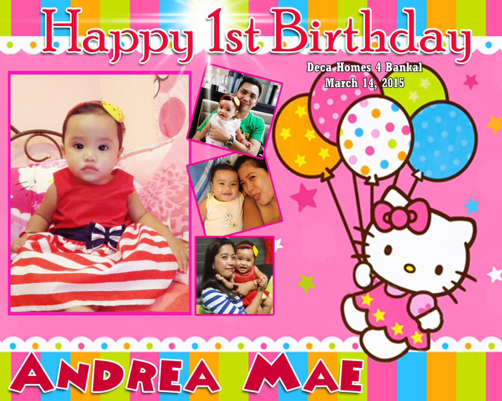 Andrea Mae 1st Birthday (Hello Kitty) | Cebu Balloons and Party Supplies