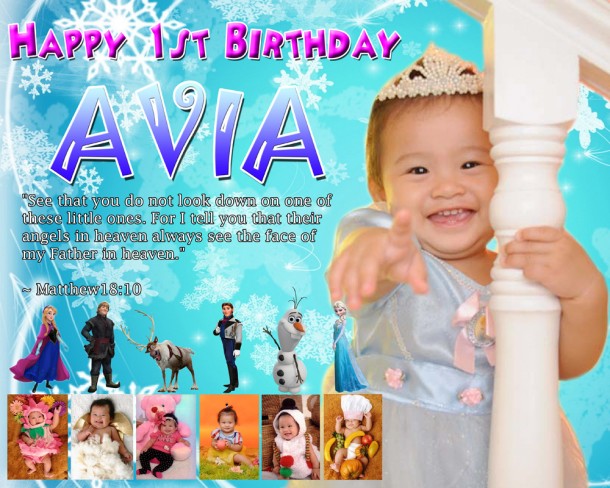 Avia's 1st Birthday (Frozen)