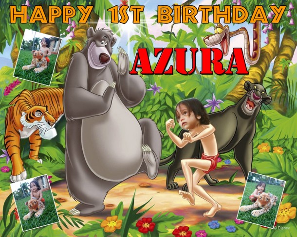 Azura 1st Birthday (Jungle Book)