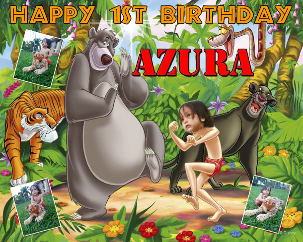 Azura 1st Birthday (Jungle Book)