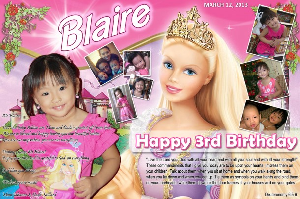 Blaire - Barbie Theme