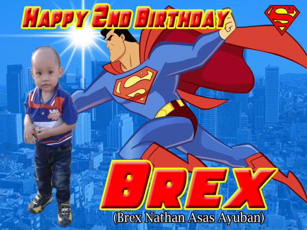 Brex Nathan 2nd Birthday (Superman)