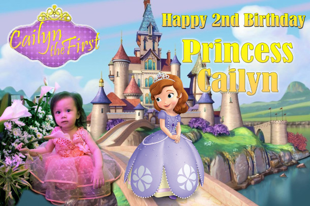 Cailyn Ver2 2nd Birthday (Sofia the First)