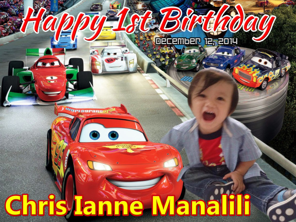 Chris (Langahin) 1st Birthday (The Cars 2)