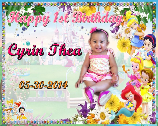 Cyrin Thea turns 1 (Baby Princess)