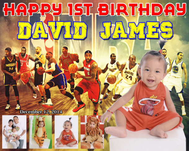 David James Turns 1 (Basketball)