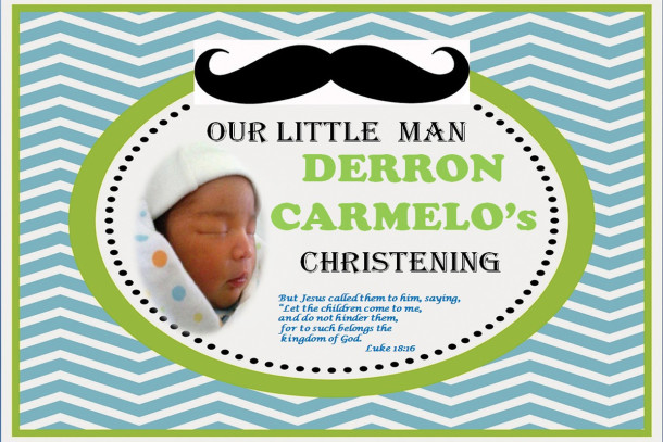 Derron Carmelo V2 Christening (Little Man)