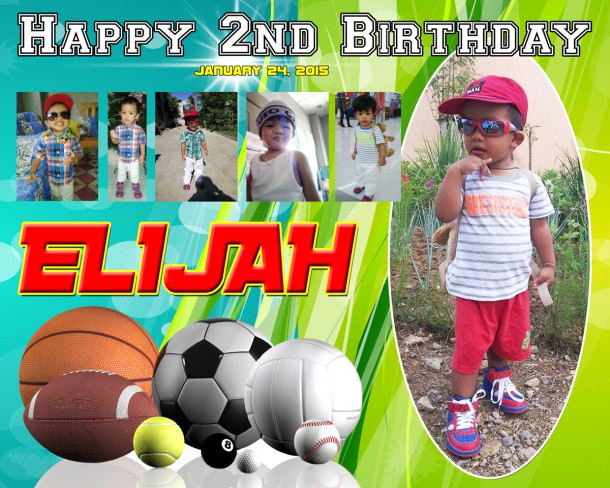 Elijah 2nd Birthday (Ball)