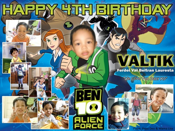 Ferdei Val's 4th Birthday (Ben 10)