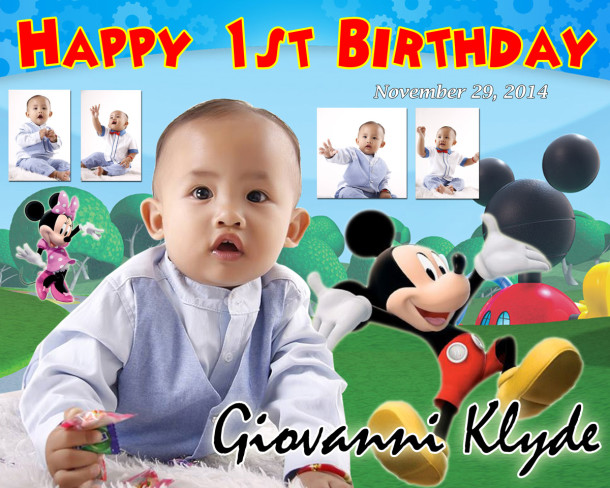 Giovanni (Roche) 1st Birthday (Mickey Mouse Clubhouse)