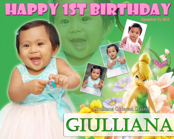 Guilliana's 1st Birthday (Tinkerbell Theme)