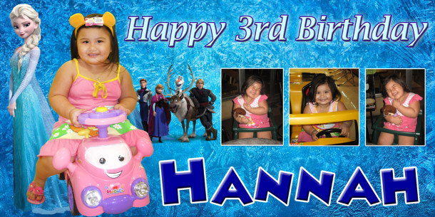 Hannah (Adolfo) 3rd Birthday (Frozen)