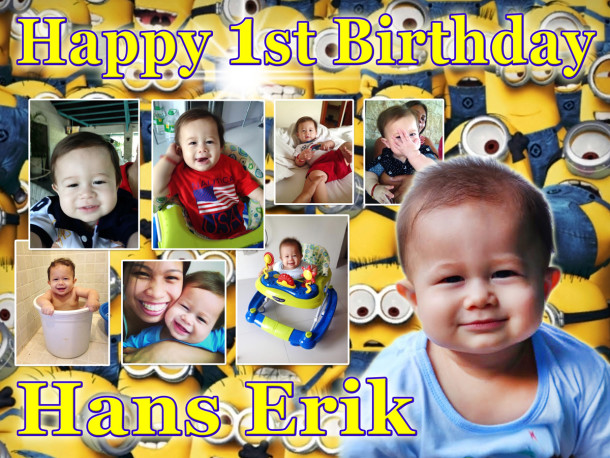 Hans Erik 1st Birthday (Despicable Me 2)